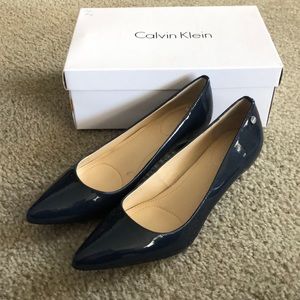 Never worn Calvin Klein heels